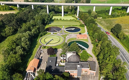 Luftbild Kläranlage Bad Gandersheim 2024 Luftbild Kläranlage Bad Gandersheim 2024