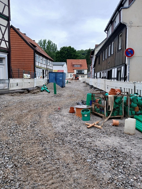 Sanierung der Baderstraße II Sanierung der Baderstraße II © Stadt Bad Gandersheim